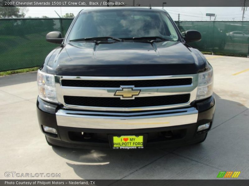 Black / Ebony Black 2007 Chevrolet Silverado 1500 LT Crew Cab