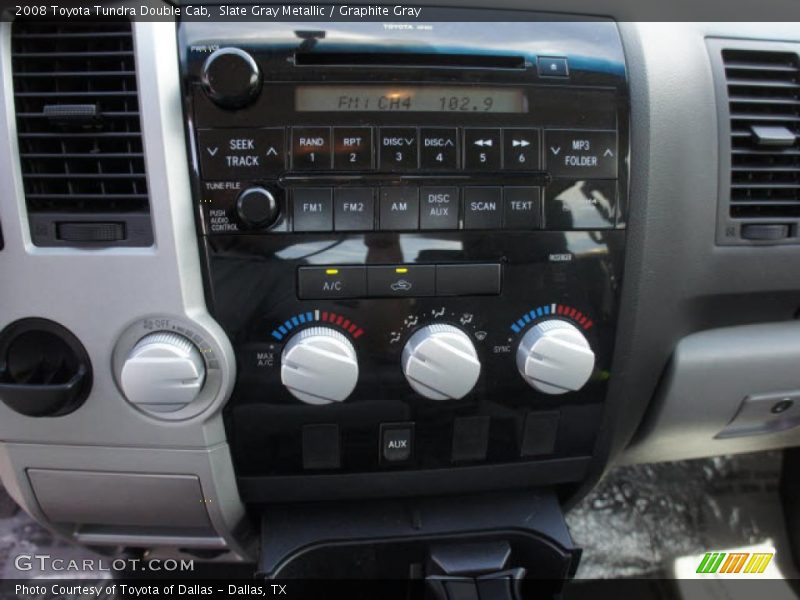 Slate Gray Metallic / Graphite Gray 2008 Toyota Tundra Double Cab