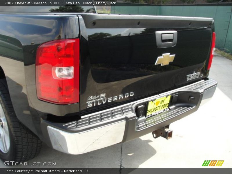 Black / Ebony Black 2007 Chevrolet Silverado 1500 LT Crew Cab