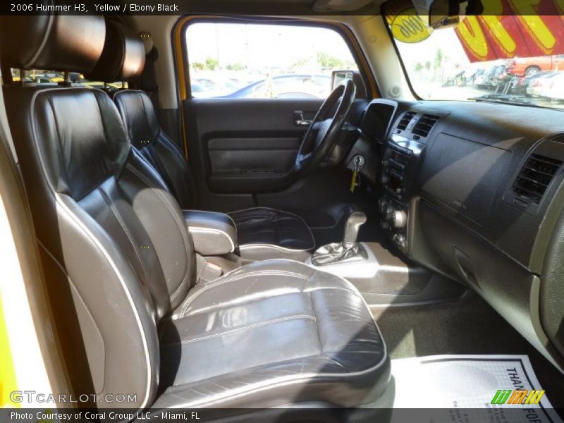 Yellow / Ebony Black 2006 Hummer H3