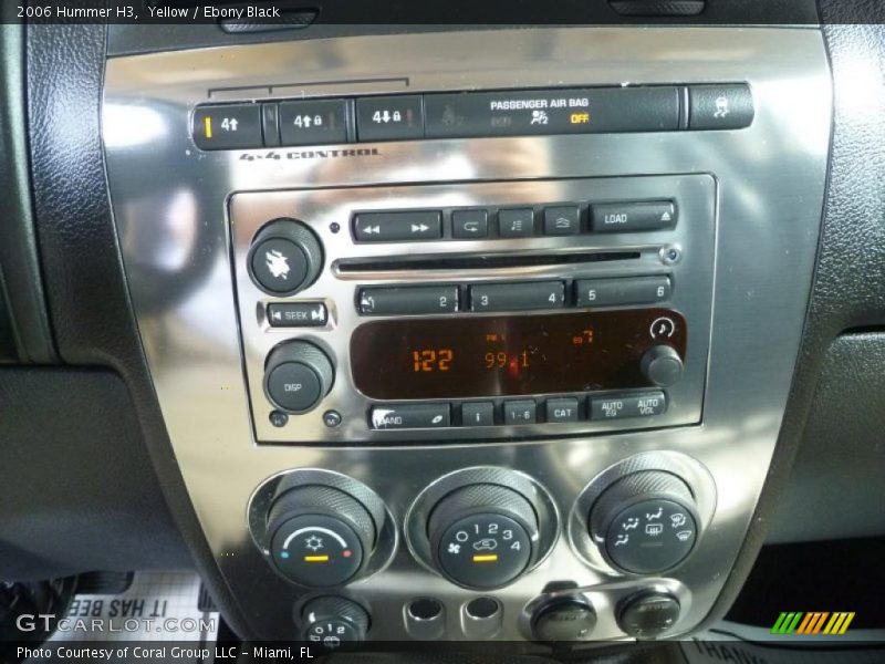 Yellow / Ebony Black 2006 Hummer H3