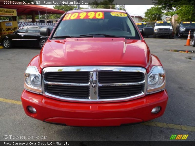Flame Red / Medium Slate Gray 2005 Dodge Durango SLT
