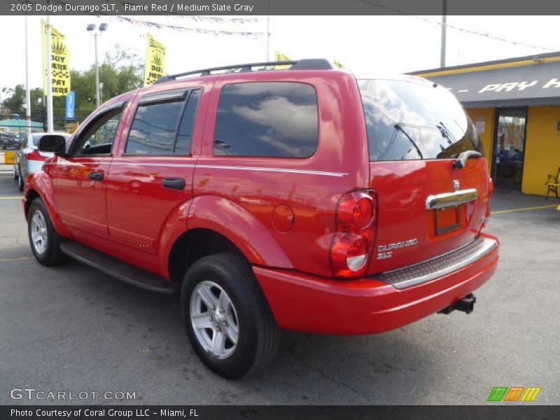 Flame Red / Medium Slate Gray 2005 Dodge Durango SLT