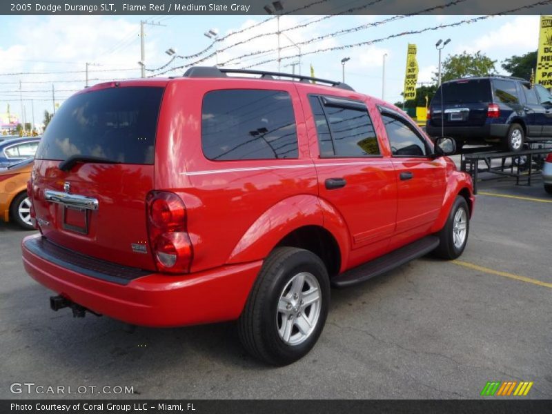 Flame Red / Medium Slate Gray 2005 Dodge Durango SLT
