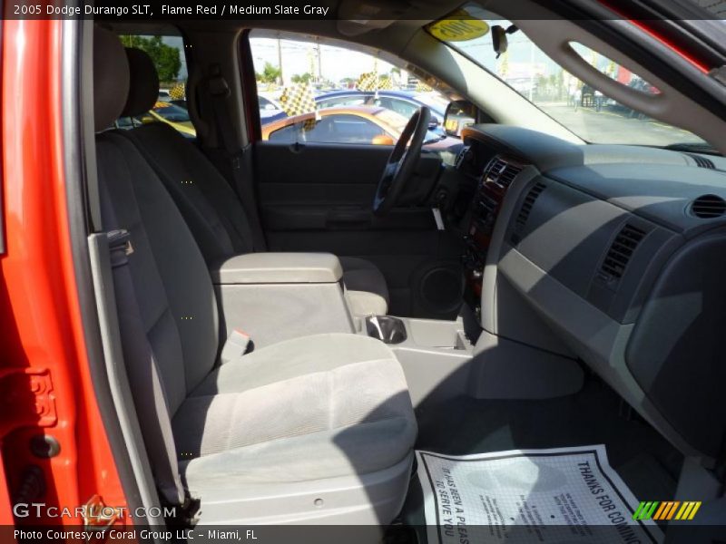 Flame Red / Medium Slate Gray 2005 Dodge Durango SLT