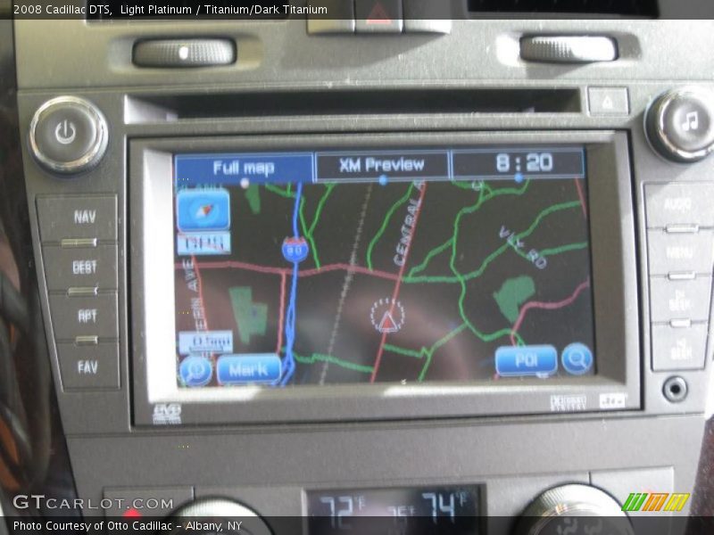 Light Platinum / Titanium/Dark Titanium 2008 Cadillac DTS