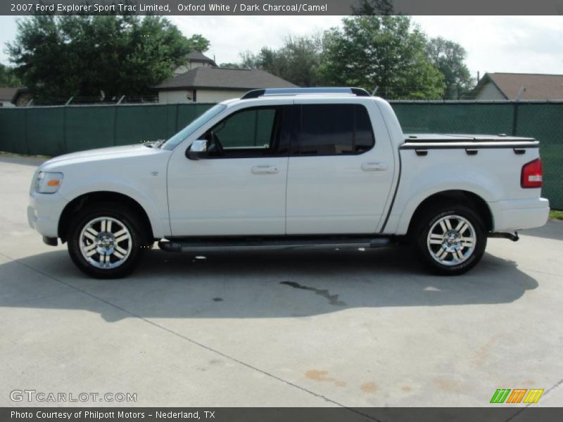 Oxford White / Dark Charcoal/Camel 2007 Ford Explorer Sport Trac Limited