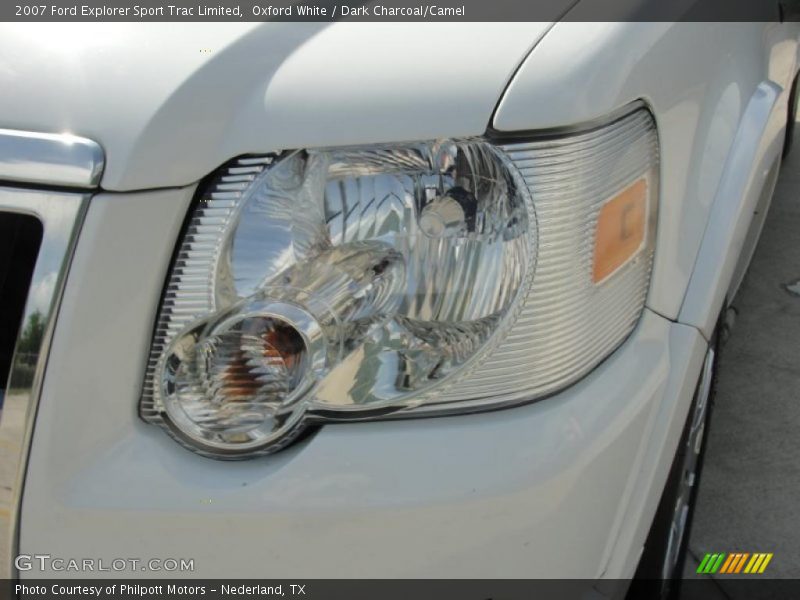 Oxford White / Dark Charcoal/Camel 2007 Ford Explorer Sport Trac Limited