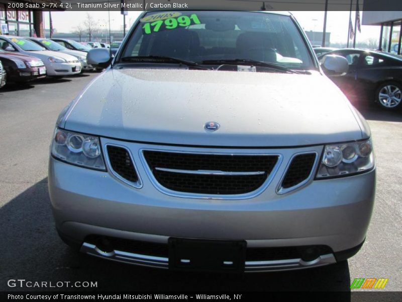 Titanium Silver Metallic / Carbon Black 2008 Saab 9-7X 4.2i