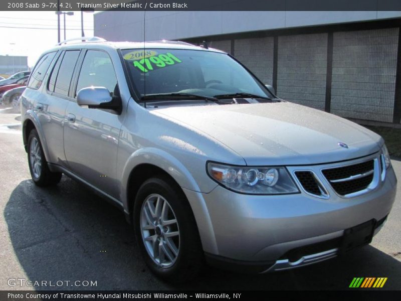 Titanium Silver Metallic / Carbon Black 2008 Saab 9-7X 4.2i