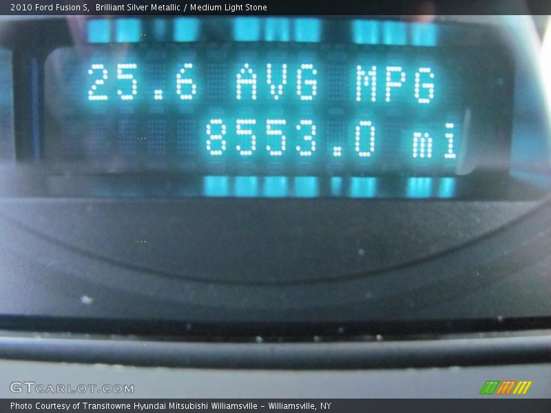 Brilliant Silver Metallic / Medium Light Stone 2010 Ford Fusion S