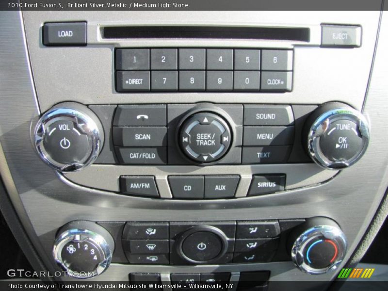 Brilliant Silver Metallic / Medium Light Stone 2010 Ford Fusion S