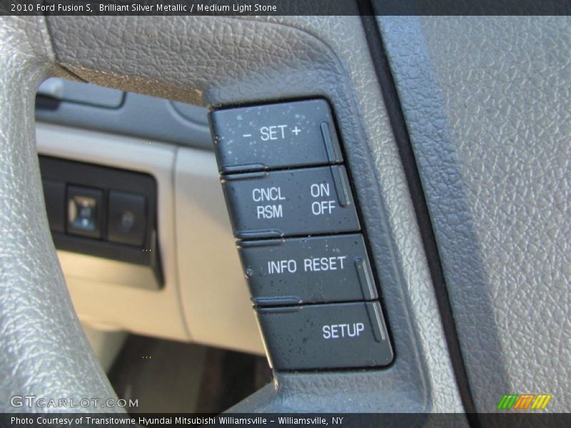 Brilliant Silver Metallic / Medium Light Stone 2010 Ford Fusion S
