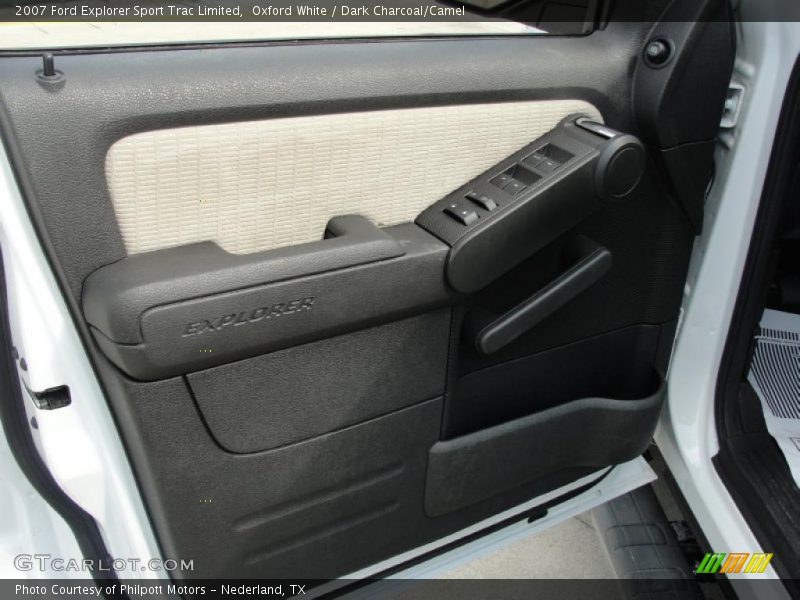 Oxford White / Dark Charcoal/Camel 2007 Ford Explorer Sport Trac Limited