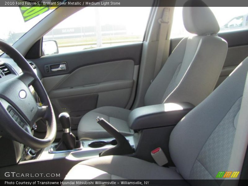 Brilliant Silver Metallic / Medium Light Stone 2010 Ford Fusion S