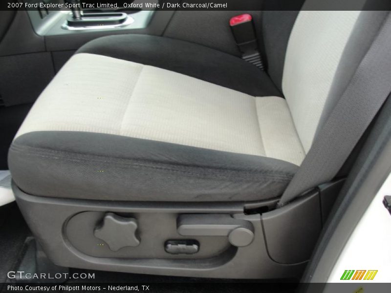 Oxford White / Dark Charcoal/Camel 2007 Ford Explorer Sport Trac Limited