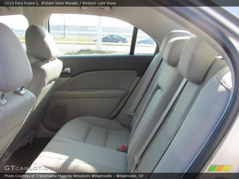 Brilliant Silver Metallic / Medium Light Stone 2010 Ford Fusion S