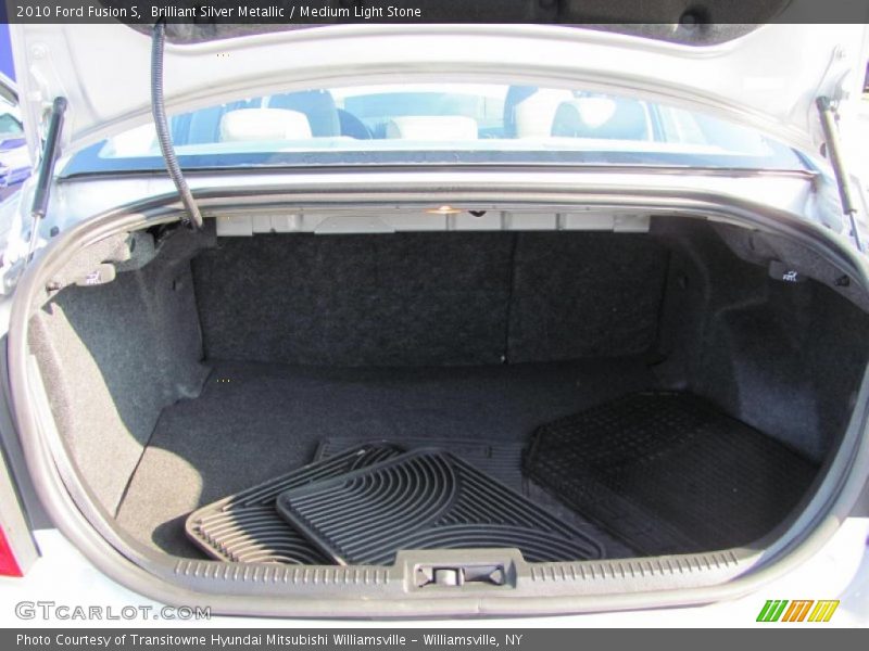 Brilliant Silver Metallic / Medium Light Stone 2010 Ford Fusion S