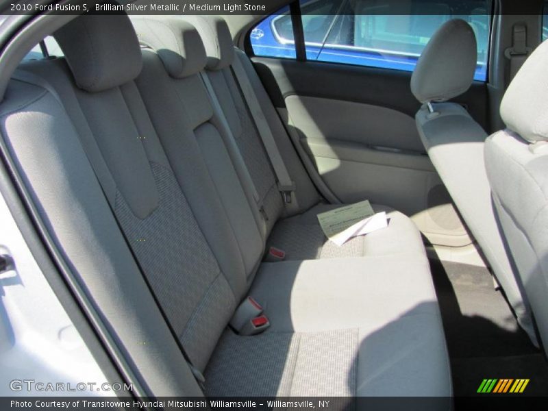 Brilliant Silver Metallic / Medium Light Stone 2010 Ford Fusion S