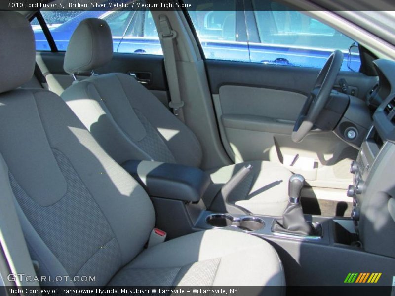 Brilliant Silver Metallic / Medium Light Stone 2010 Ford Fusion S
