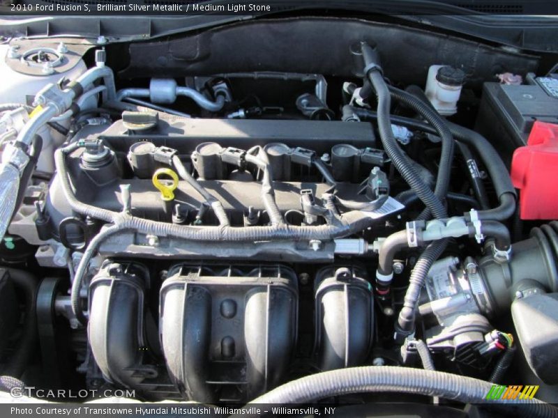 Brilliant Silver Metallic / Medium Light Stone 2010 Ford Fusion S
