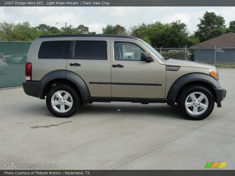 Light Khaki Metallic / Dark Slate Gray 2007 Dodge Nitro SXT