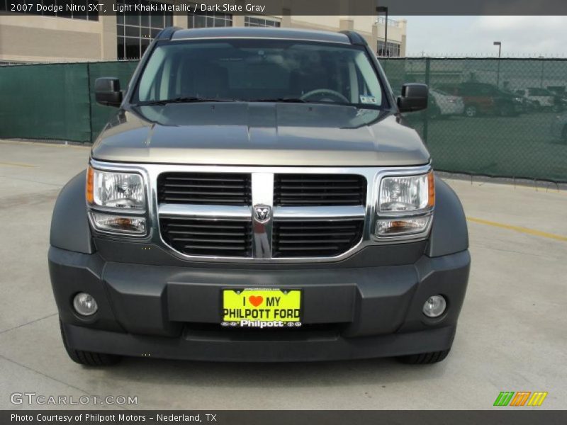 Light Khaki Metallic / Dark Slate Gray 2007 Dodge Nitro SXT