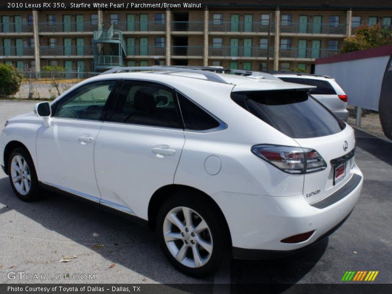 Starfire White Pearl / Parchment/Brown Walnut 2010 Lexus RX 350