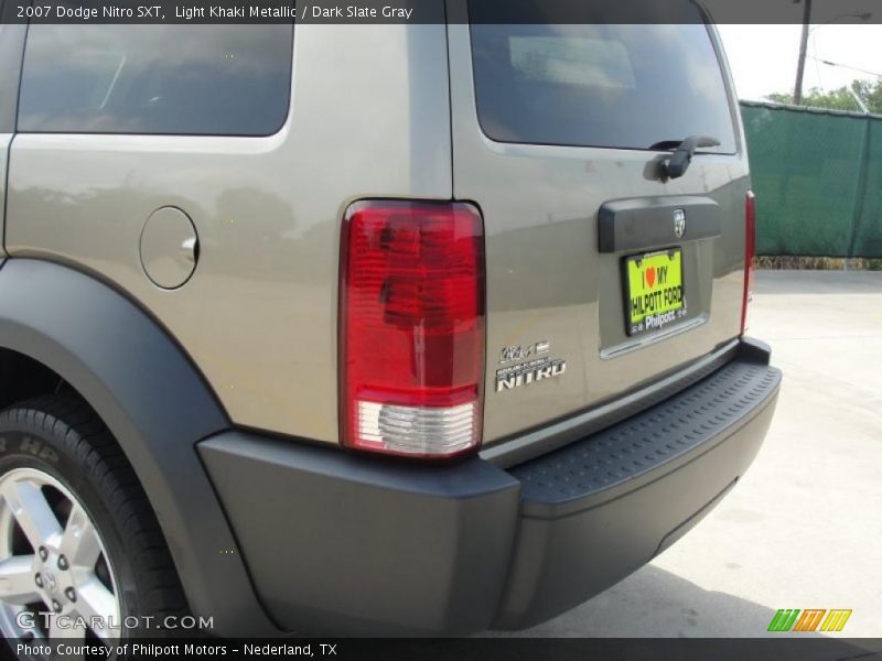 Light Khaki Metallic / Dark Slate Gray 2007 Dodge Nitro SXT