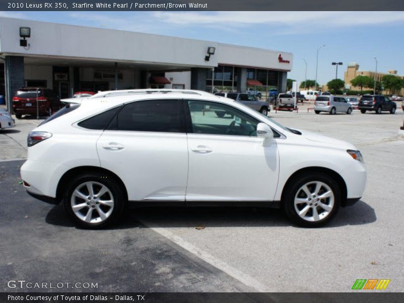 Starfire White Pearl / Parchment/Brown Walnut 2010 Lexus RX 350