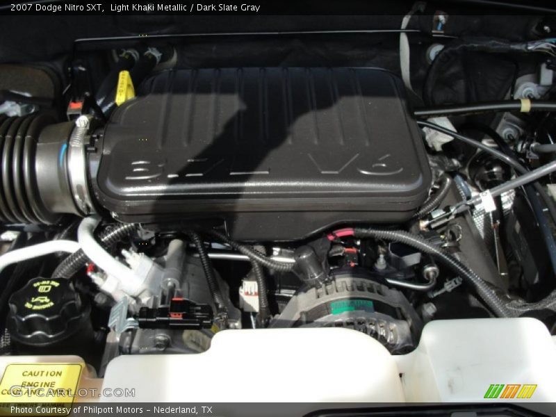 Light Khaki Metallic / Dark Slate Gray 2007 Dodge Nitro SXT