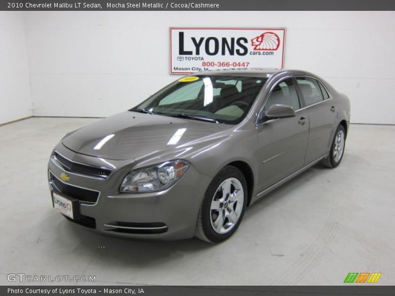 Mocha Steel Metallic / Cocoa/Cashmere 2010 Chevrolet Malibu LT Sedan
