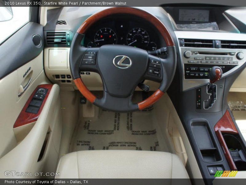  2010 RX 350 Parchment/Brown Walnut Interior