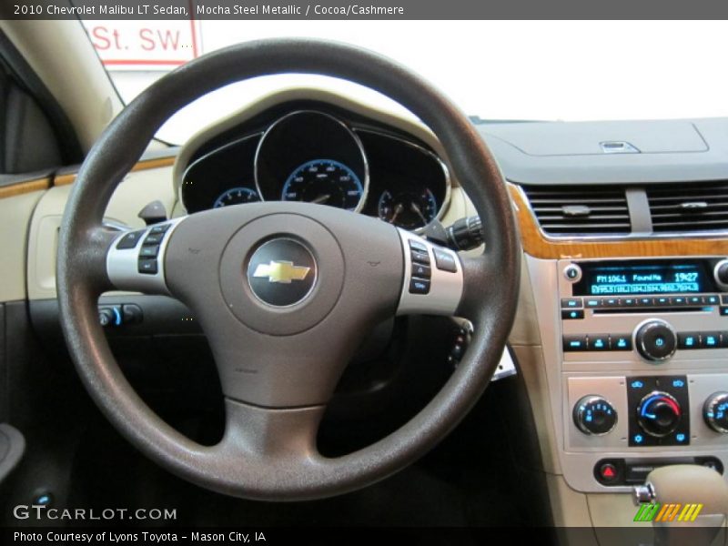Mocha Steel Metallic / Cocoa/Cashmere 2010 Chevrolet Malibu LT Sedan