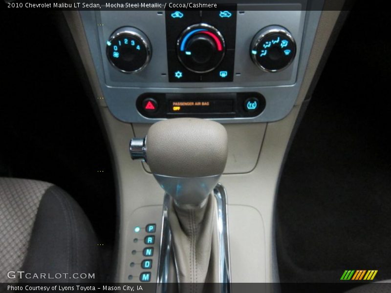 Mocha Steel Metallic / Cocoa/Cashmere 2010 Chevrolet Malibu LT Sedan