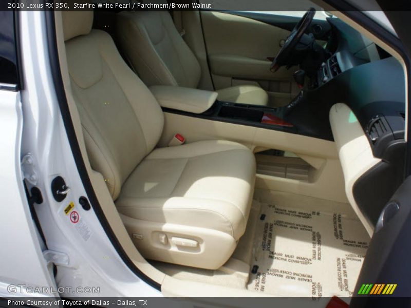 Starfire White Pearl / Parchment/Brown Walnut 2010 Lexus RX 350