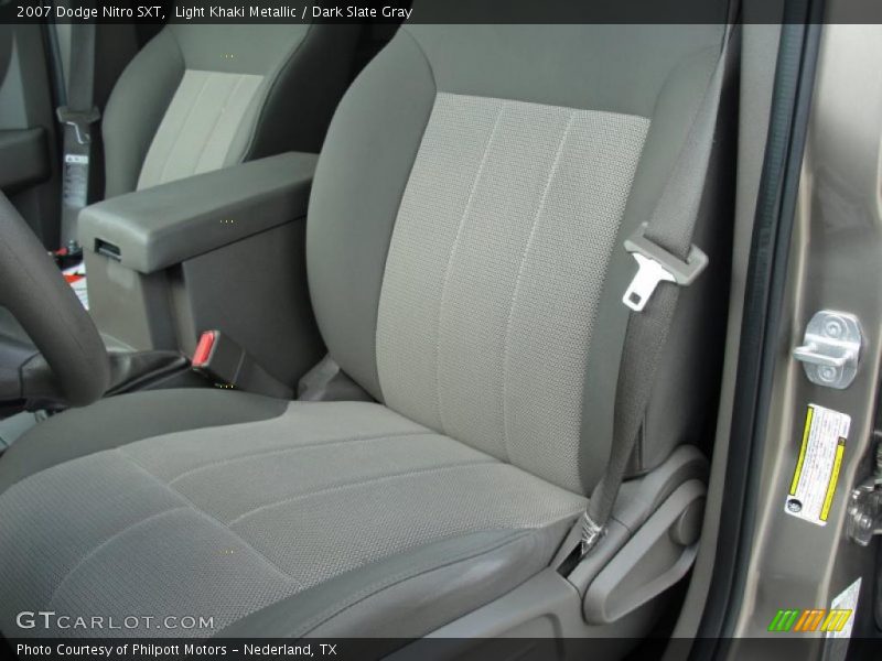 Light Khaki Metallic / Dark Slate Gray 2007 Dodge Nitro SXT