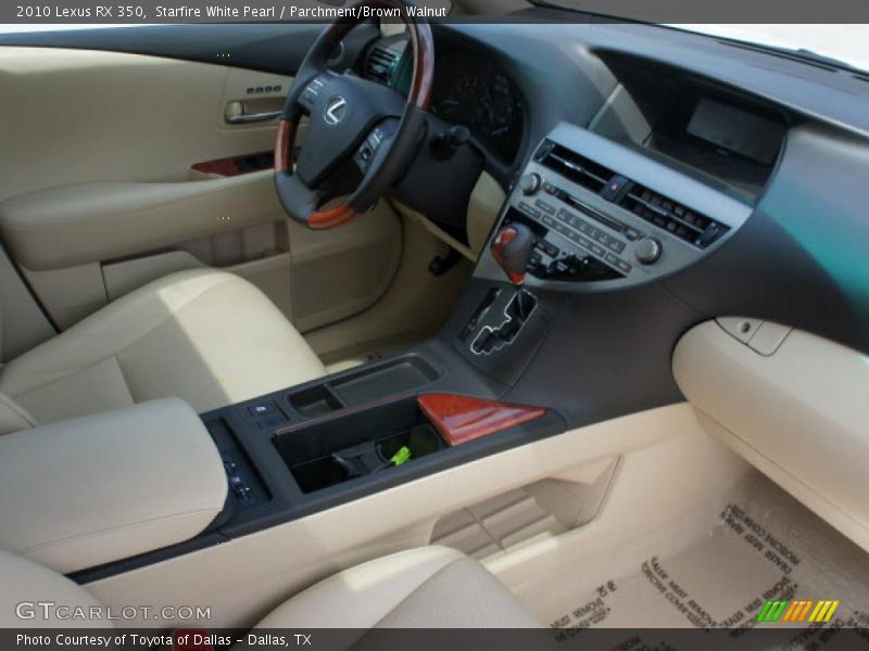  2010 RX 350 Parchment/Brown Walnut Interior