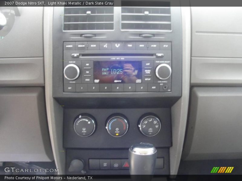 Light Khaki Metallic / Dark Slate Gray 2007 Dodge Nitro SXT