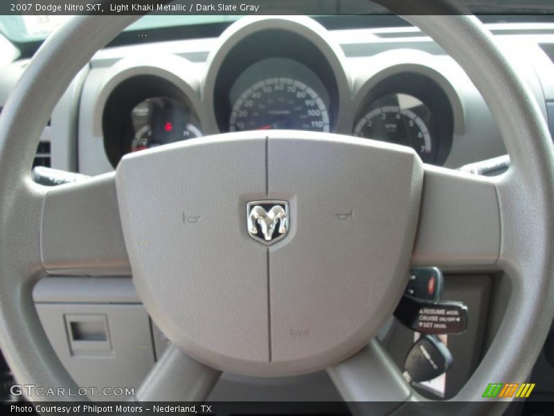 Light Khaki Metallic / Dark Slate Gray 2007 Dodge Nitro SXT