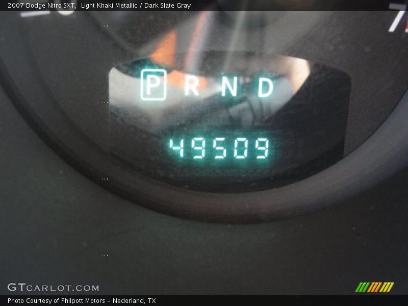 Light Khaki Metallic / Dark Slate Gray 2007 Dodge Nitro SXT