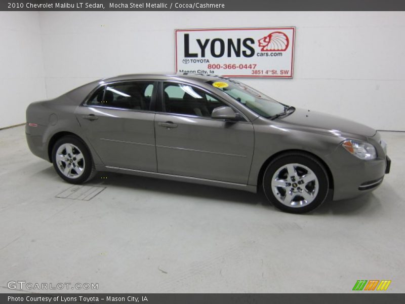Mocha Steel Metallic / Cocoa/Cashmere 2010 Chevrolet Malibu LT Sedan