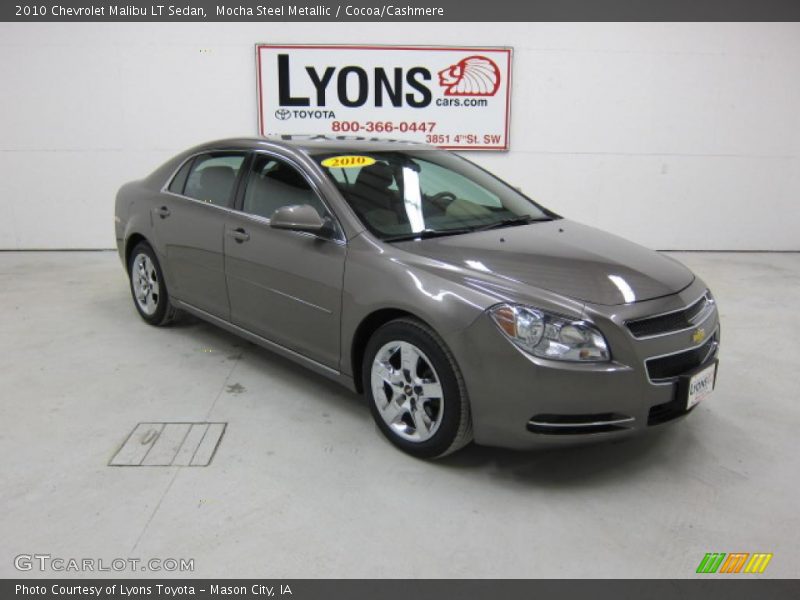 Mocha Steel Metallic / Cocoa/Cashmere 2010 Chevrolet Malibu LT Sedan