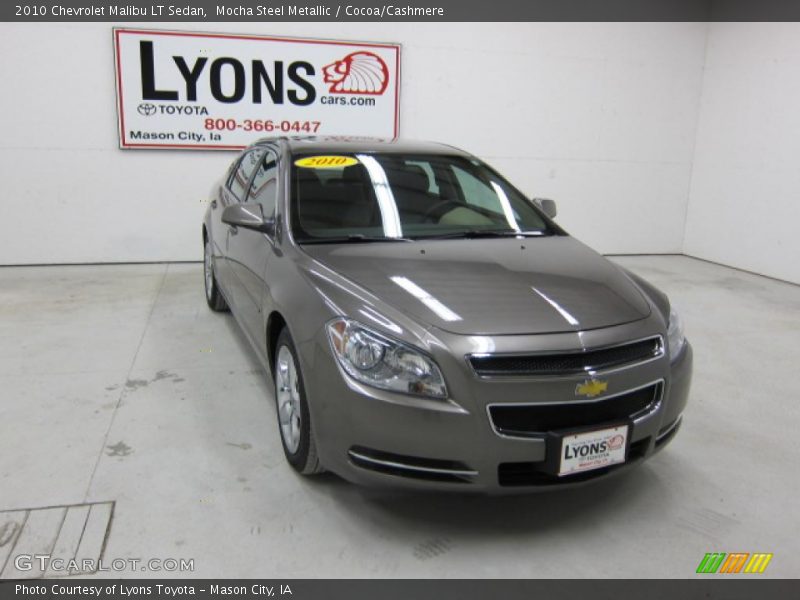 Mocha Steel Metallic / Cocoa/Cashmere 2010 Chevrolet Malibu LT Sedan