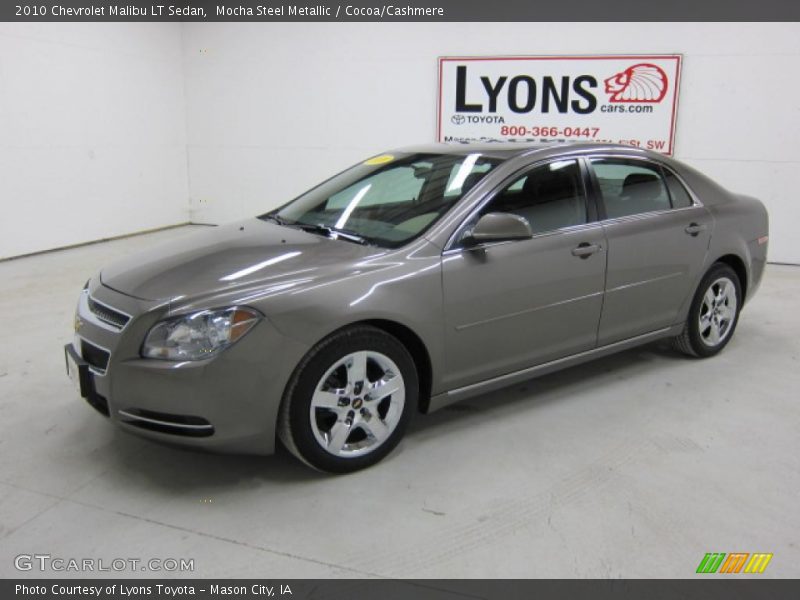 Mocha Steel Metallic / Cocoa/Cashmere 2010 Chevrolet Malibu LT Sedan