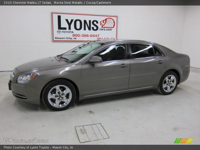 Mocha Steel Metallic / Cocoa/Cashmere 2010 Chevrolet Malibu LT Sedan