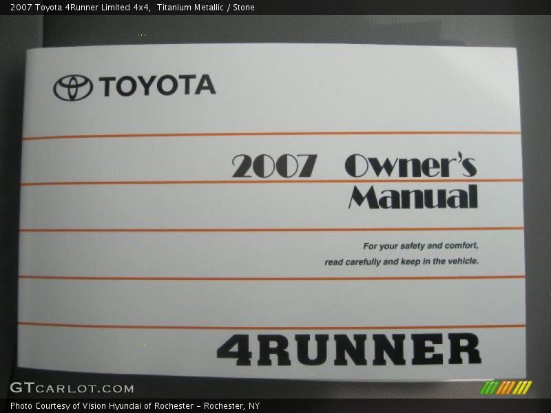 Titanium Metallic / Stone 2007 Toyota 4Runner Limited 4x4