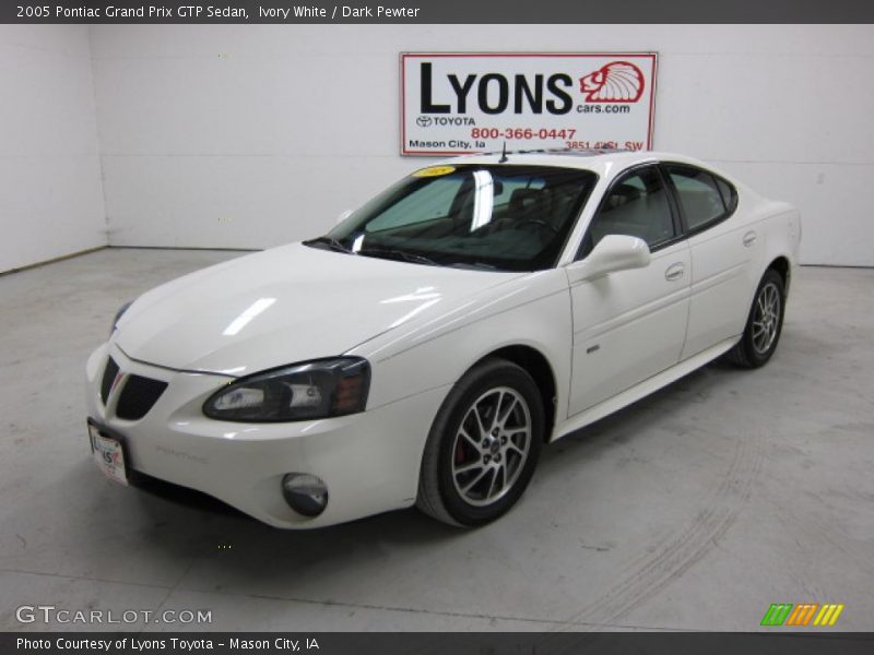 Ivory White / Dark Pewter 2005 Pontiac Grand Prix GTP Sedan