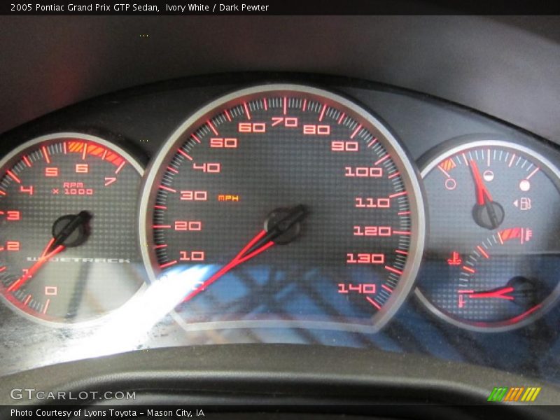 Ivory White / Dark Pewter 2005 Pontiac Grand Prix GTP Sedan
