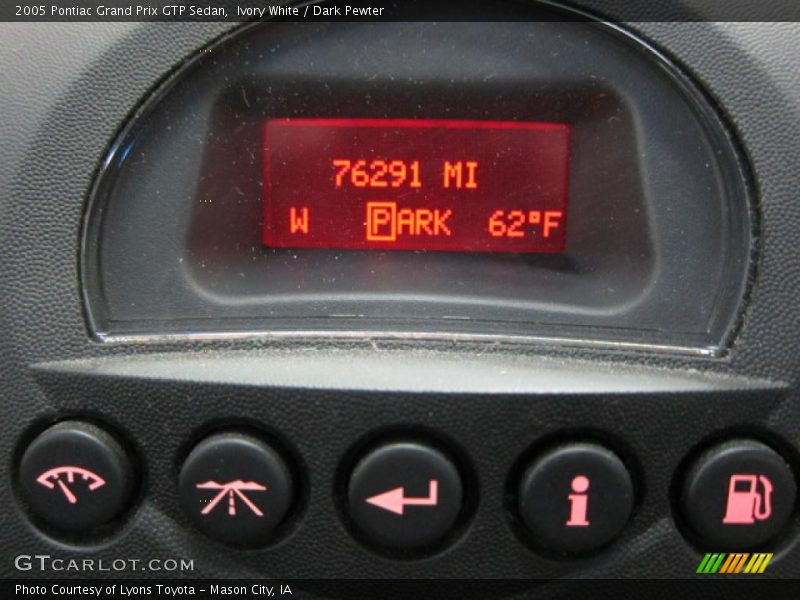 Ivory White / Dark Pewter 2005 Pontiac Grand Prix GTP Sedan